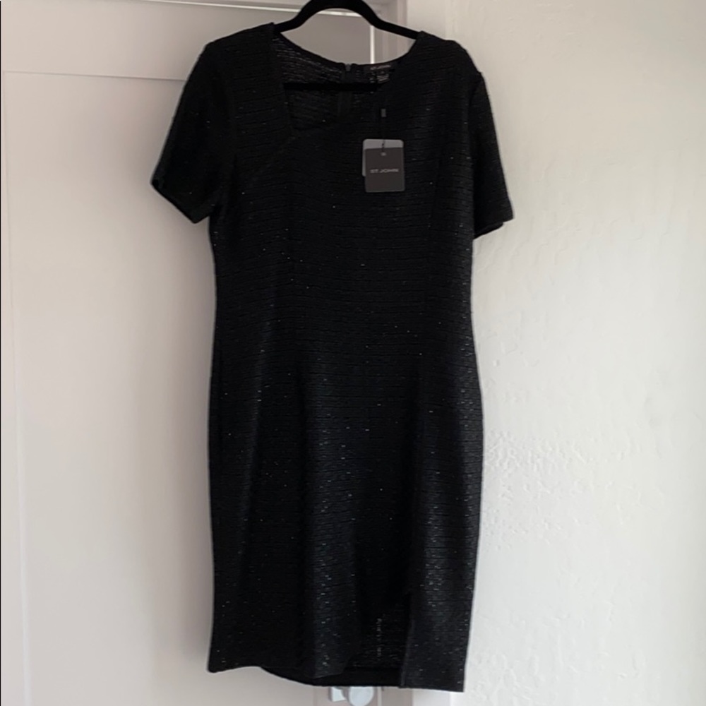 St. John black knit